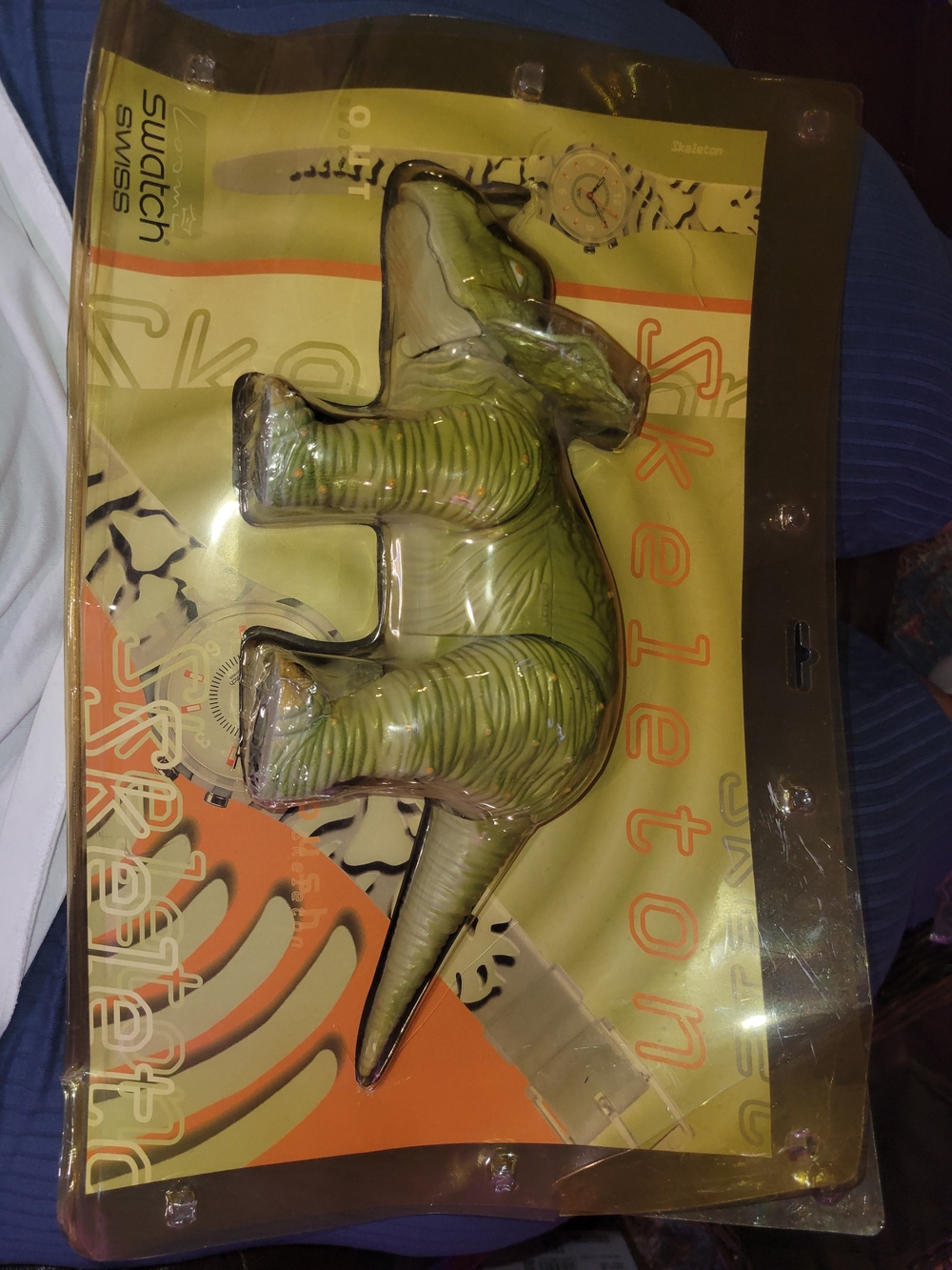 Swatch Skeleton Figurine Display - Swatch Included